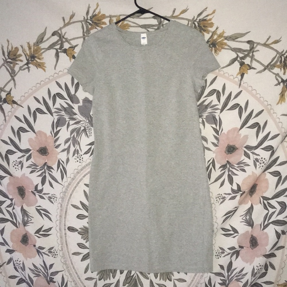 Grey T-Shirt Dress